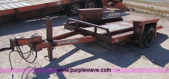 image for item 8295 1977 single axle ditch witch trailer