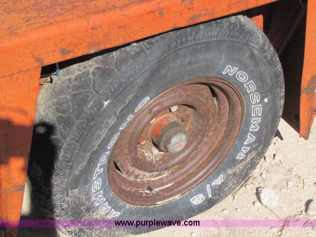 image for item 8295 1977 single axle ditch witch trailer