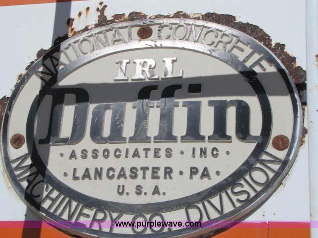 image for item 8298 1974 Daffin mobile concrete mixer