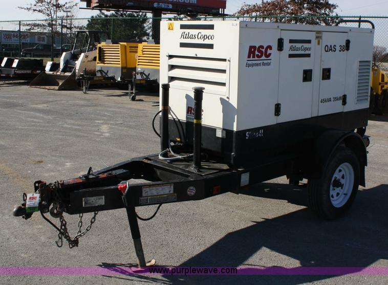 image for item 4871 2005 Atlas Capco QAS38 generator