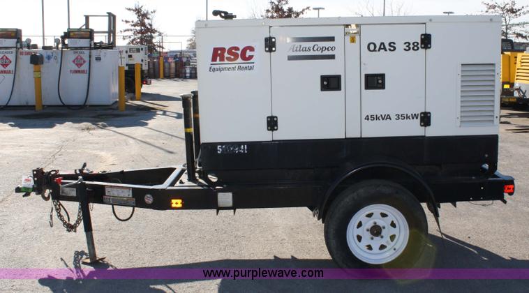 image for item 4871 2005 Atlas Capco QAS38 generator
