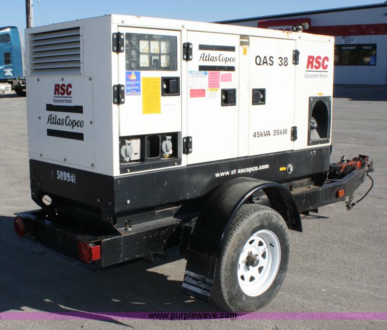 image for item 4871 2005 Atlas Capco QAS38 generator