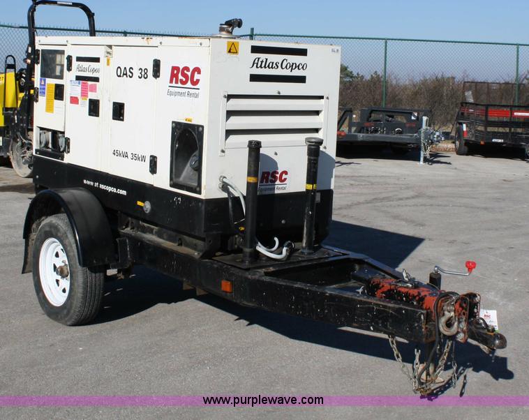 image for item 4871 2005 Atlas Capco QAS38 generator