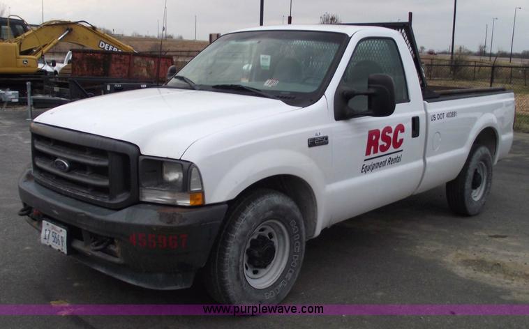 image for item 5424 2002 Ford F250 XL Super Duty pickup truck