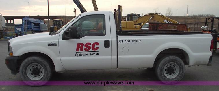 image for item 5424 2002 Ford F250 XL Super Duty pickup truck