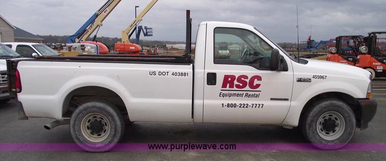 image for item 5424 2002 Ford F250 XL Super Duty pickup truck