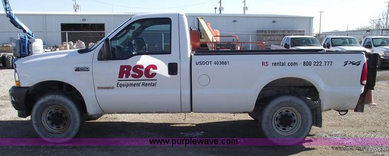 image for item 5432 2004 Ford F250 XL Super Duty pickup truck