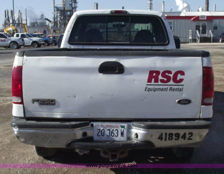 image for item 5435 2002 Ford F250 XLT Super Duty extended cab pickup truck