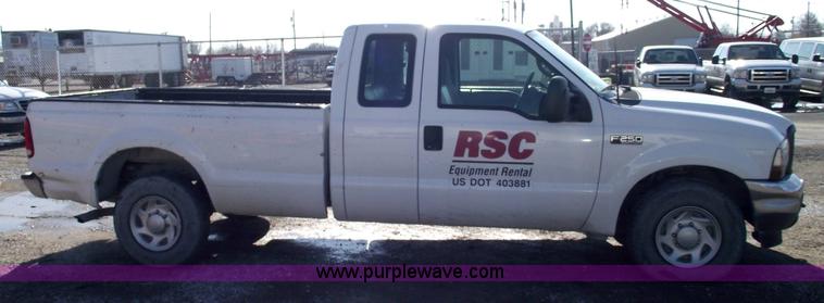 image for item 5435 2002 Ford F250 XLT Super Duty extended cab pickup truck