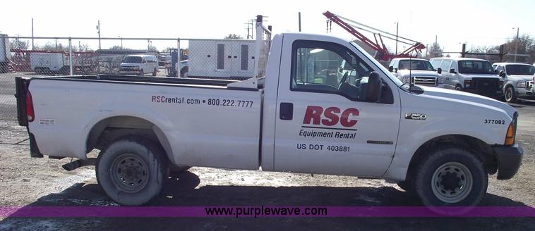 image for item 5436 2000 Ford F250 XL Super Duty pickup truck