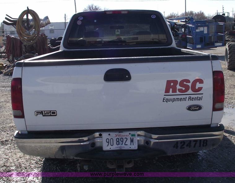 image for item 5437 2002 Ford F150 XLT extended cab pickup truck