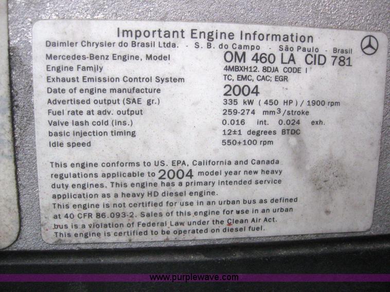 image for item 3075 2005 Freightliner Columbia 120 semi truck