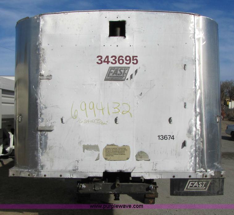 image for item 3640 1992 East 39' aluminum end dump trailer