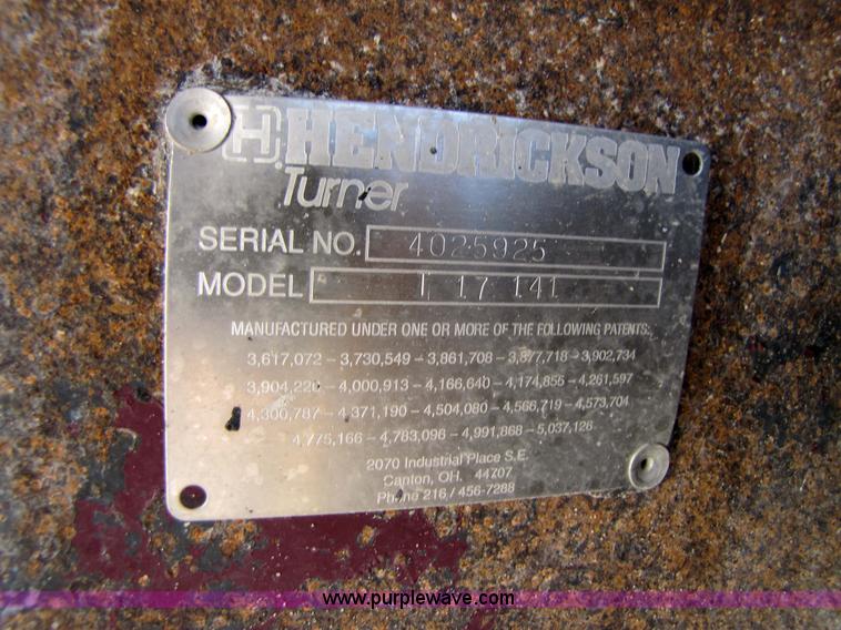 image for item 3640 1992 East 39' aluminum end dump trailer