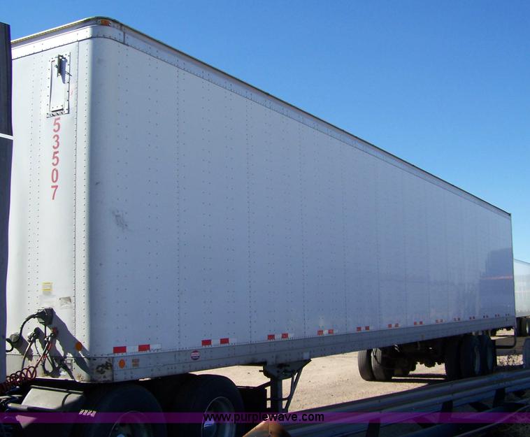 image for item 7501 2005 Lufkin 53' van trailer