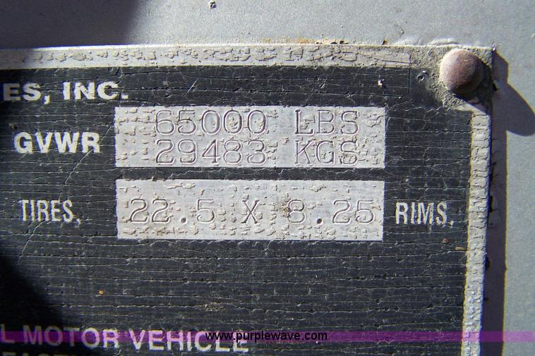 image for item 7501 2005 Lufkin 53' van trailer