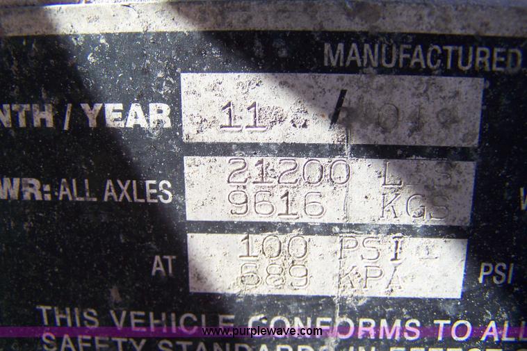 image for item 7503 2005 Lufkin 53' van trailer