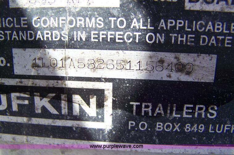 image for item 7503 2005 Lufkin 53' van trailer