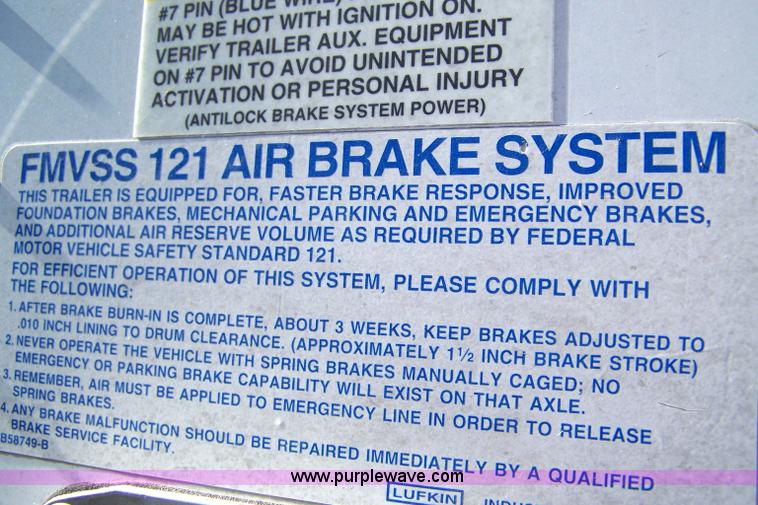 image for item 7505 2005 Lufkin 53' van trailer