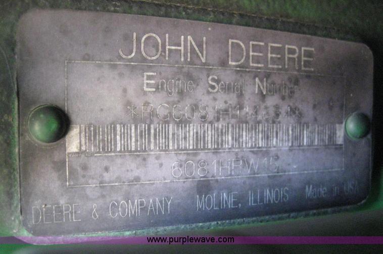 image for item 3038 2000 John Deere 8310 MFWD tractor