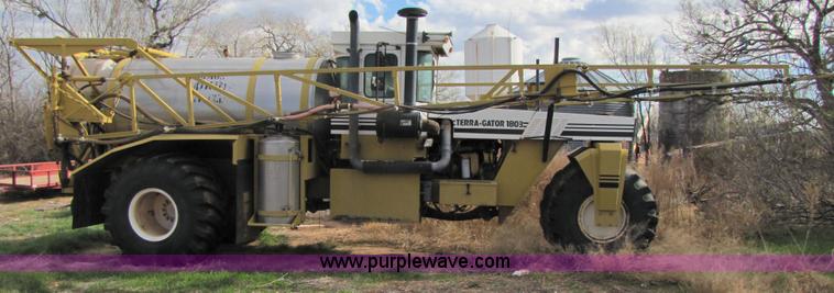 image for item 3502 1993 Terra Gator 1803 70' self-propelled sprayer