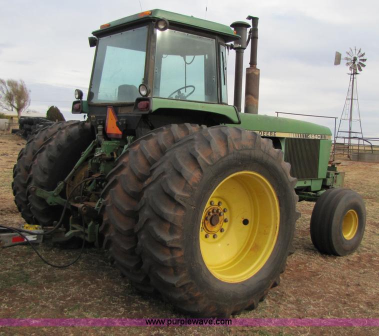image for item 3509 1980 John Deere 4840 tractor