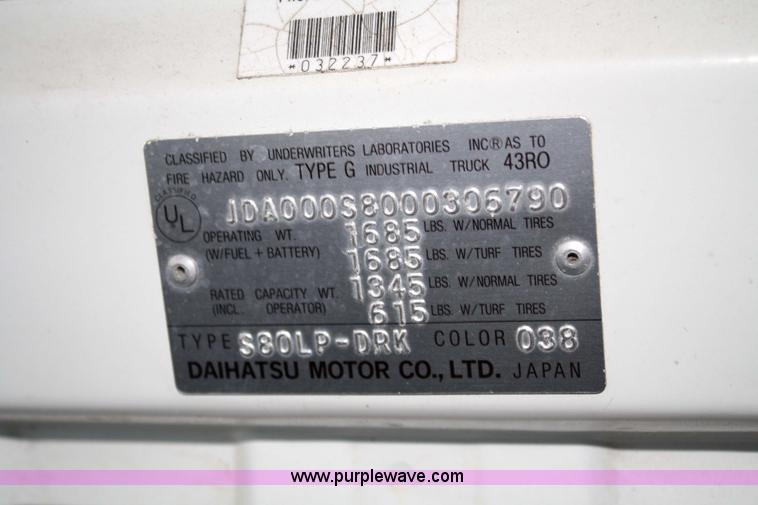 image for item 4783 1989 Daihatsu HiJet minitruck