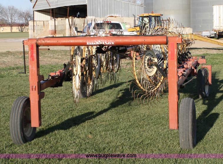 image for item 4801 Hesston 3983 12 wheel rake
