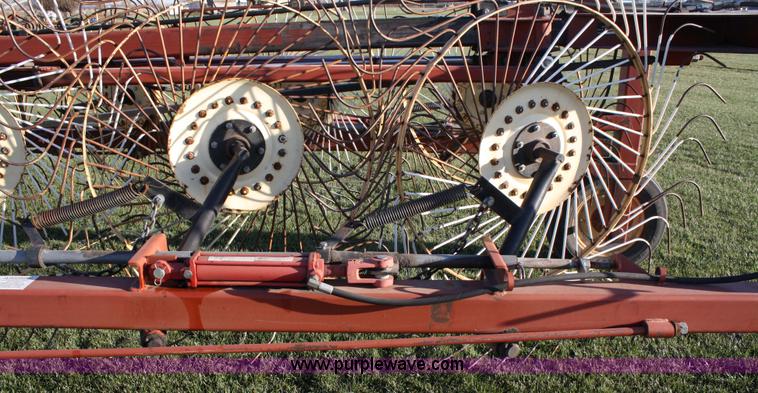 image for item 4801 Hesston 3983 12 wheel rake