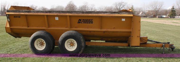 image for item 4883 2001 Knight 8018 Pro Twin manure spreader