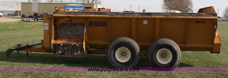image for item 4883 2001 Knight 8018 Pro Twin manure spreader