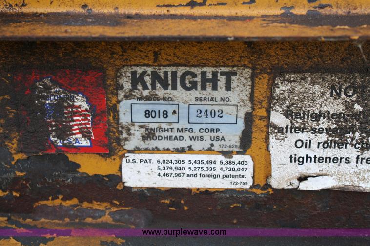 image for item 4883 2001 Knight 8018 Pro Twin manure spreader