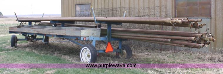 image for item 4907 Irrigation pipe and trailer