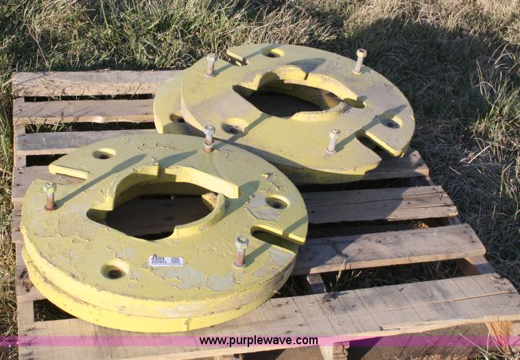 image for item 4909 John Deere tractor wheel weights