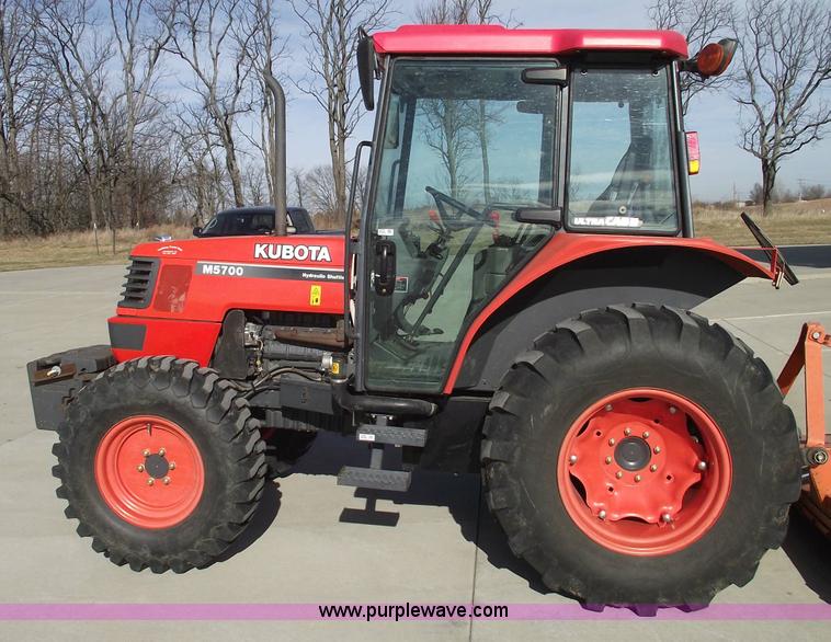 image for item 5452 2006 Kubota M5700 4WD cab tractor