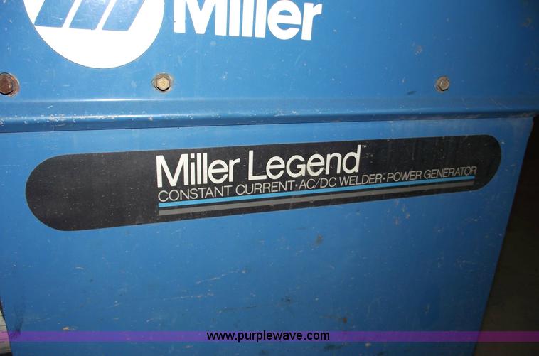 image for item 5454 Miller Legend welder generator