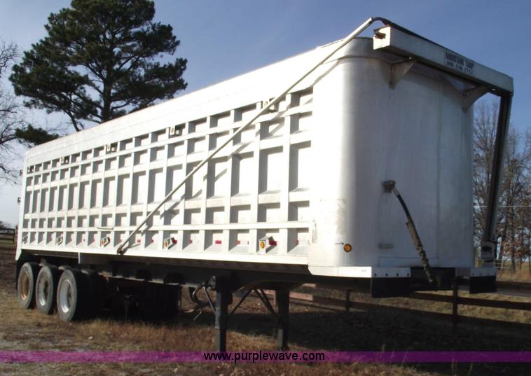 image for item 5537 1987 Trailstar 36' high-cube dump end trailer