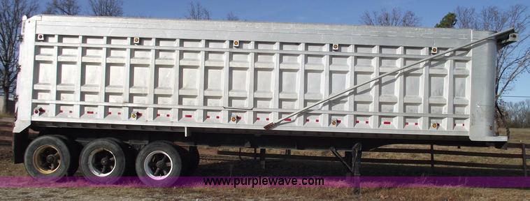 image for item 5537 1987 Trailstar 36' high-cube dump end trailer