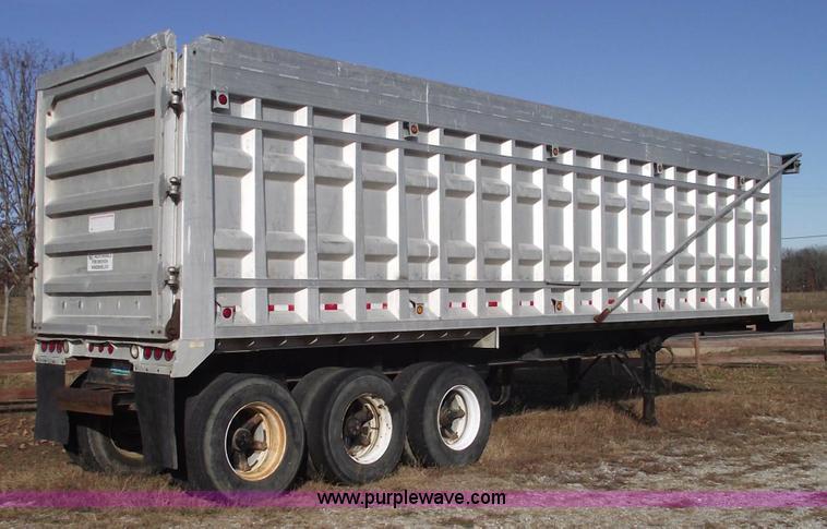 image for item 5537 1987 Trailstar 36' high-cube dump end trailer