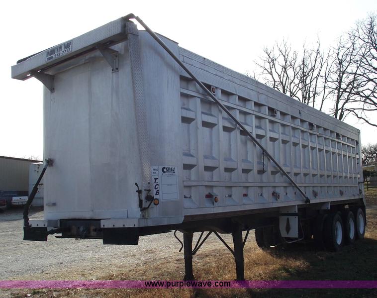 image for item 5537 1987 Trailstar 36' high-cube dump end trailer