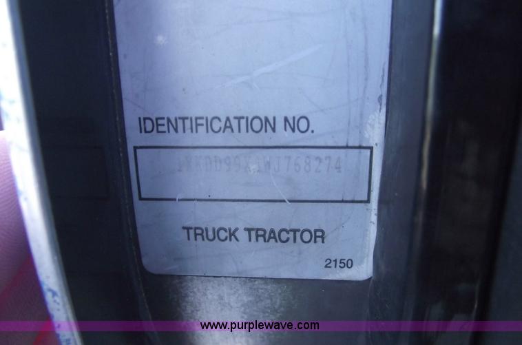 image for item 5959 1998 Kenworth T800 semi truck