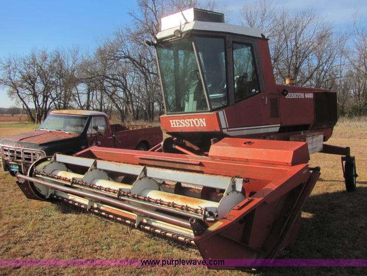 image for item 6692 Hesston 6450 self-propelled swather
