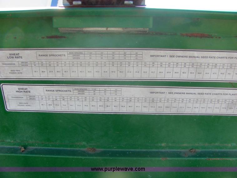 image for item 6706 Great Plains 3N-3010P 30' folding precision no-till drill