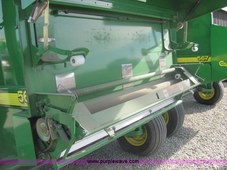 image for item 6764 2004 John Deere 567 round baler