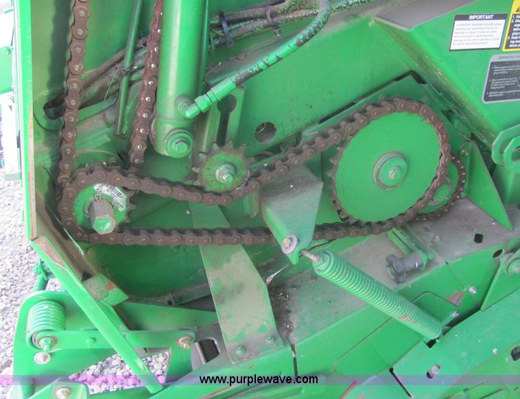 image for item 6765 2007 John Deere 568 round baler