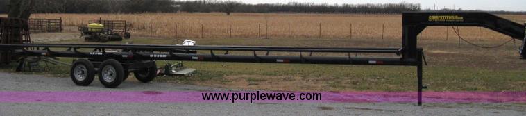 image for item 8081 2010 Competitor Hay Handler 36' inline self-dump round bale trailer