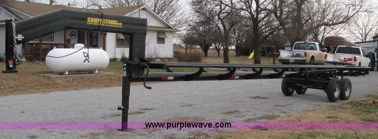 image for item 8081 2010 Competitor Hay Handler 36' inline self-dump round bale trailer