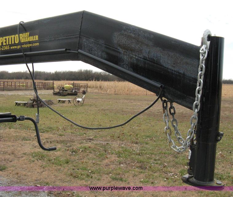 image for item 8081 2010 Competitor Hay Handler 36' inline self-dump round bale trailer