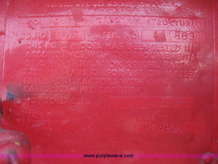 image for item 8083 1981 Massey-Ferguson 4900 articulated tractor