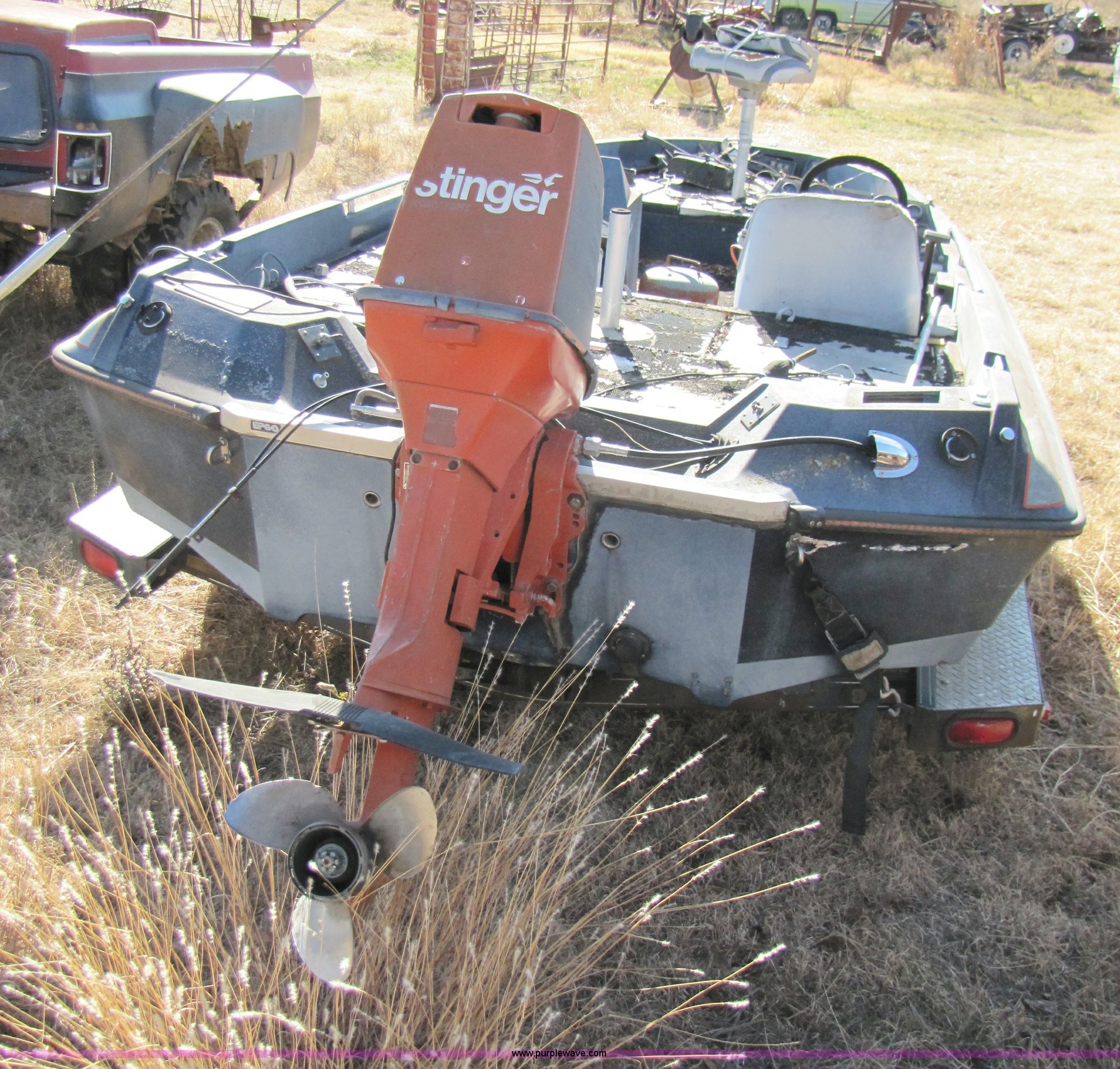 18' fishing boat with trailer in Stephenville, TX Item 3659 sold